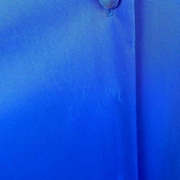 Vanity Fair Vintage House Dress Robe 40 Cobalt Blue - Picture 14 of 14